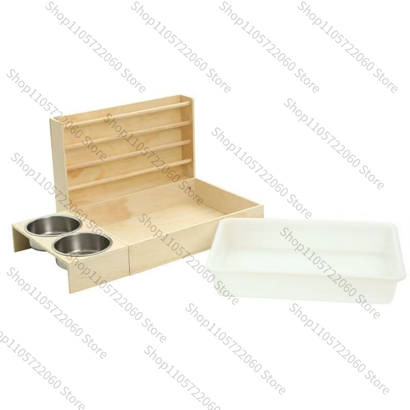 Pet Feeders - Tempat Pakan Kelinci dari Kayu, Dispenser