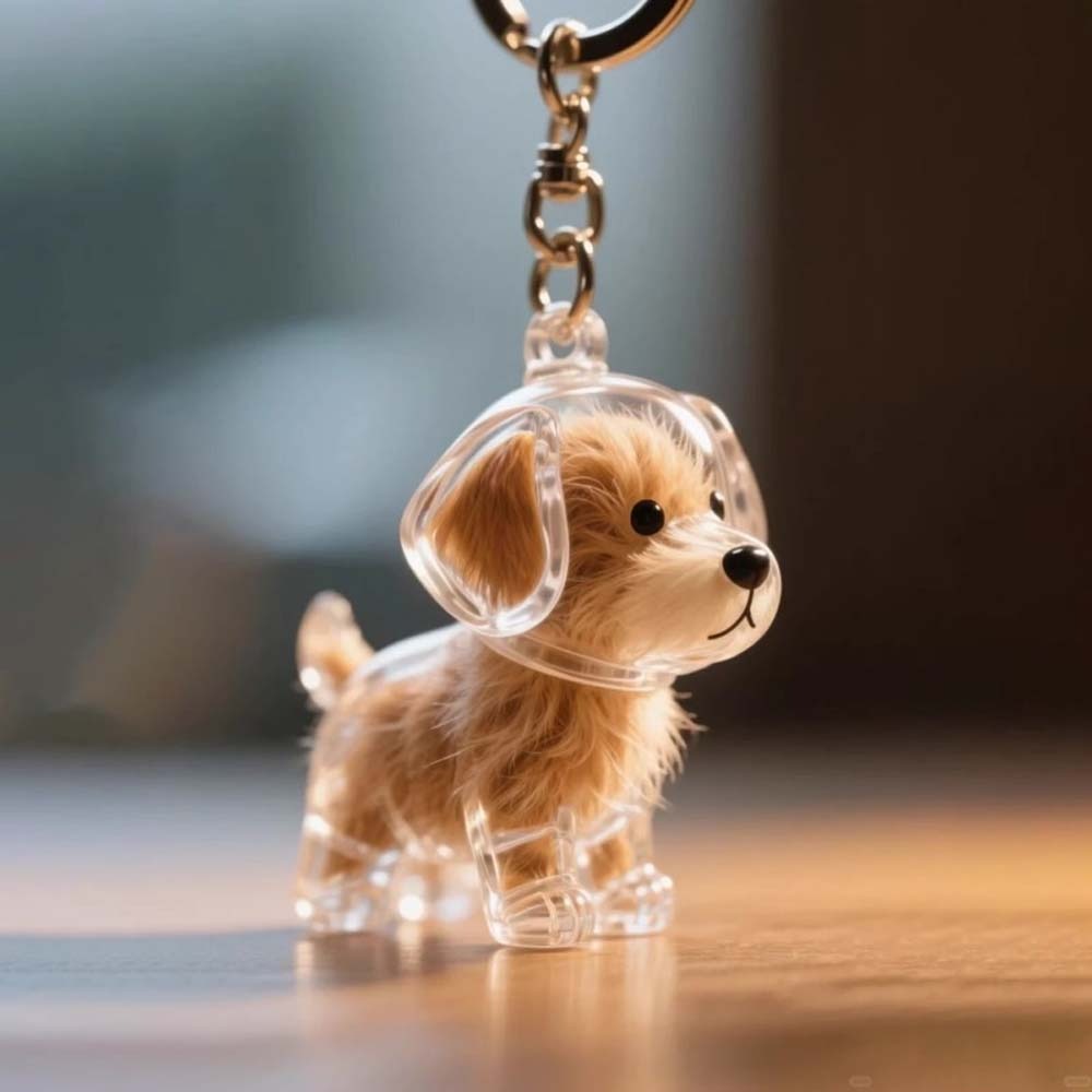 Pet Grooming - Kotak Penyimpanan Bulu Anjing Bentuk Anjing,