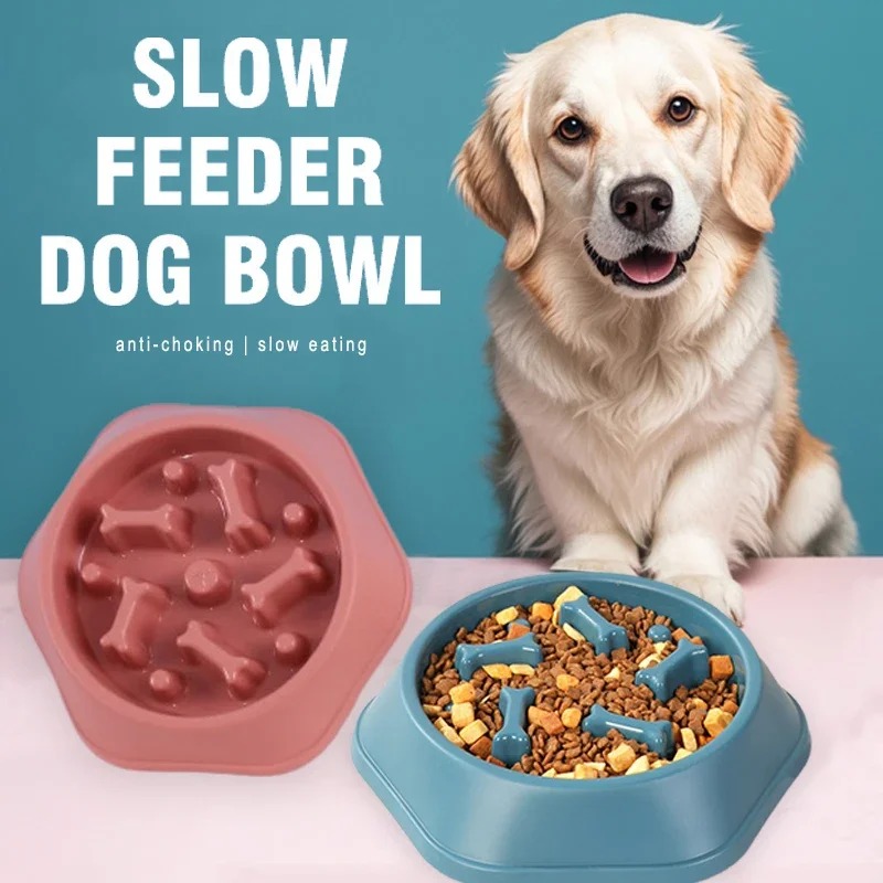 Dog Puzzle Feeder Toy - 1Pc Mangkuk Makan Anjing Slow Feeder