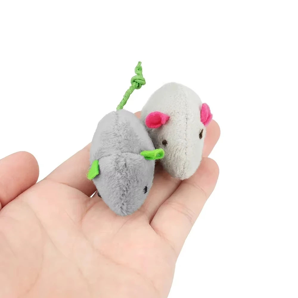 5 buah mainan kucing berbentuk - Catnip Interactive Plush Mouse ulasan dan harga