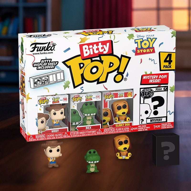 Funko Bitty Pop Toy Story Wood - Interactive Squeaky Plush Dog Toy ulasan dan harga